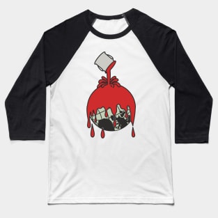 Real Paint (Red) Baseball T-Shirt